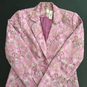 Emma James Pink Floral Blazer Pre-Owned/Used